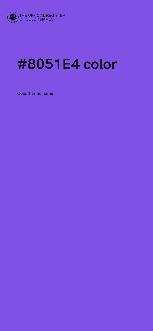#8051E4 color image