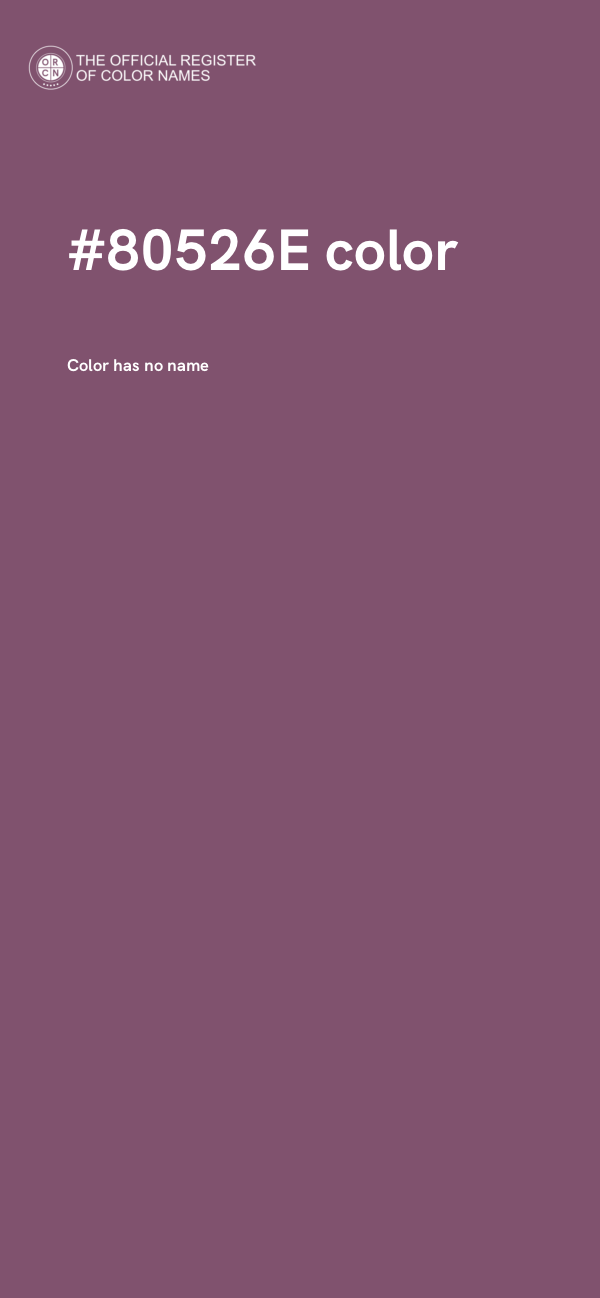 #80526E color image