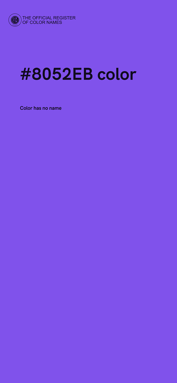 #8052EB color image