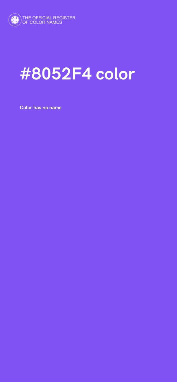#8052F4 color image