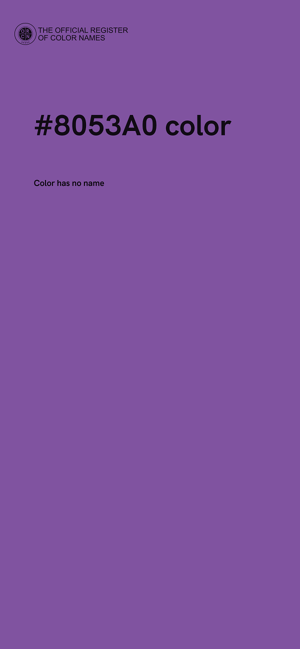 #8053A0 color image