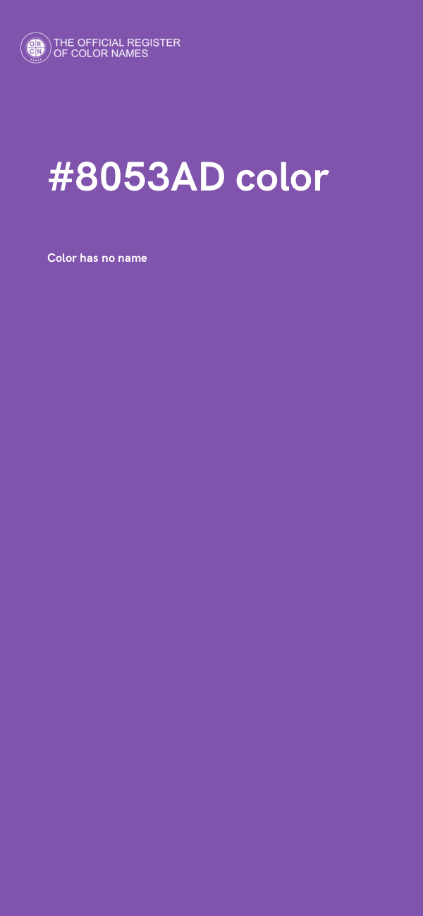 #8053AD color image