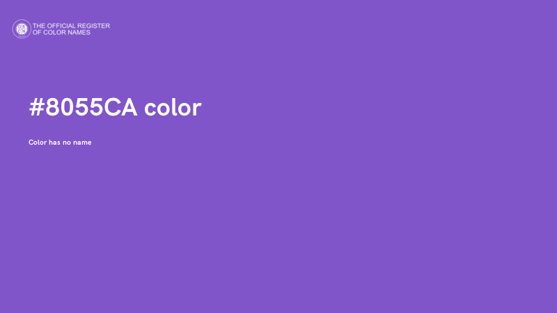 #8055CA color image