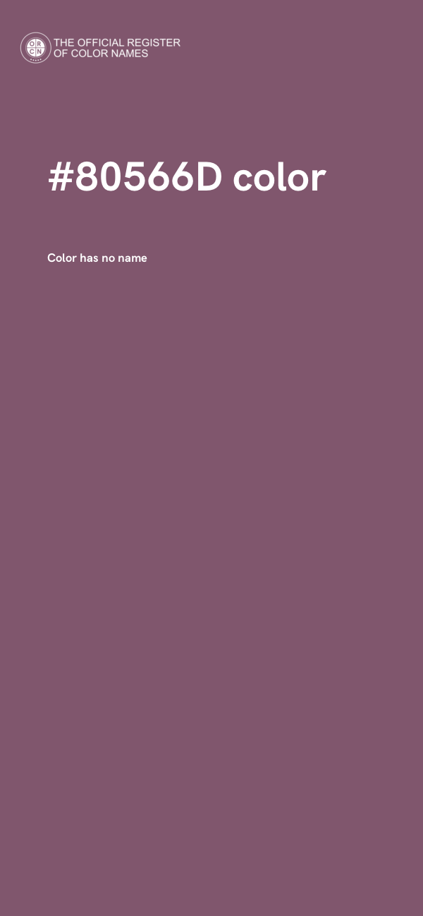 #80566D color image