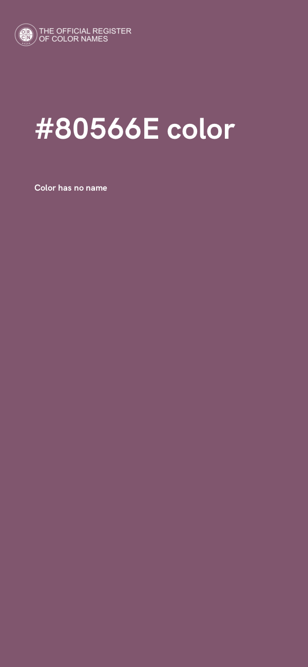 #80566E color image