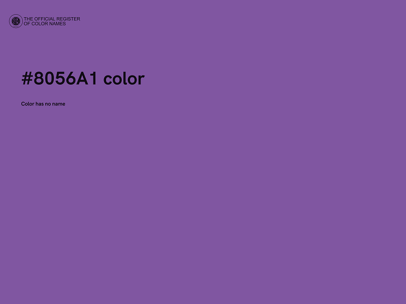 #8056A1 color image