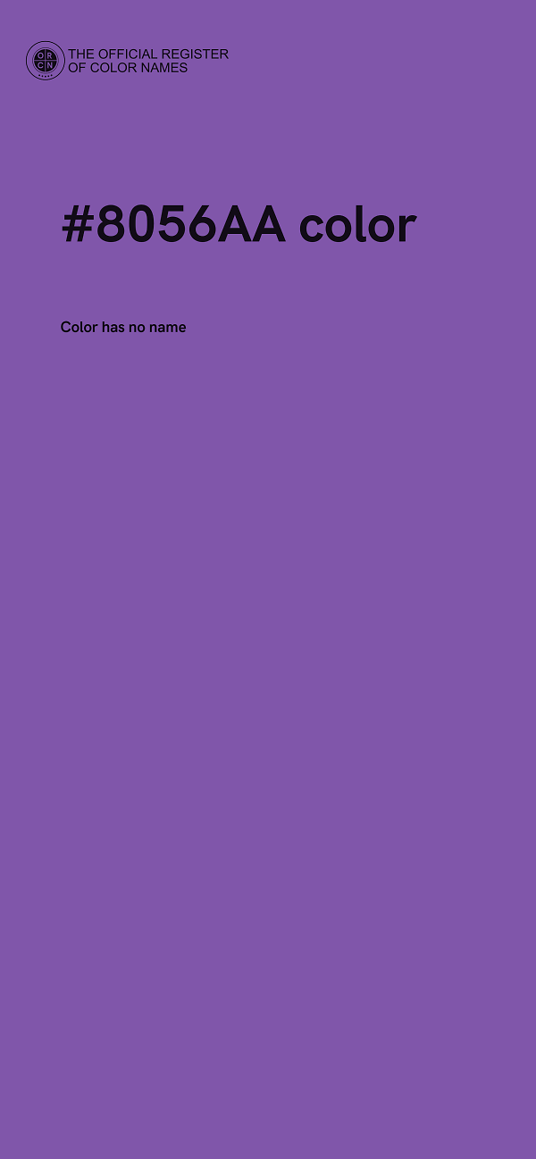 #8056AA color image