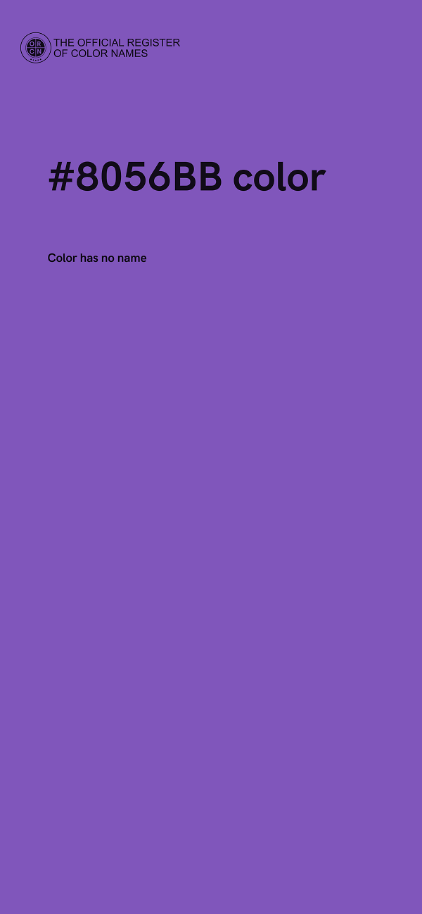 #8056BB color image