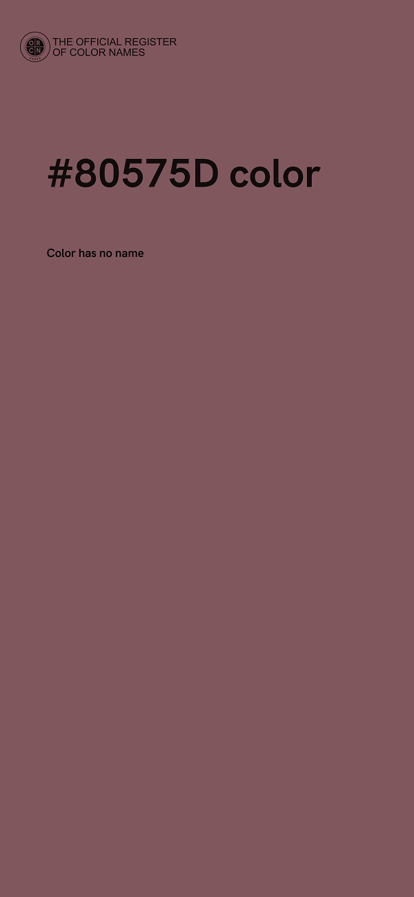 #80575D color image