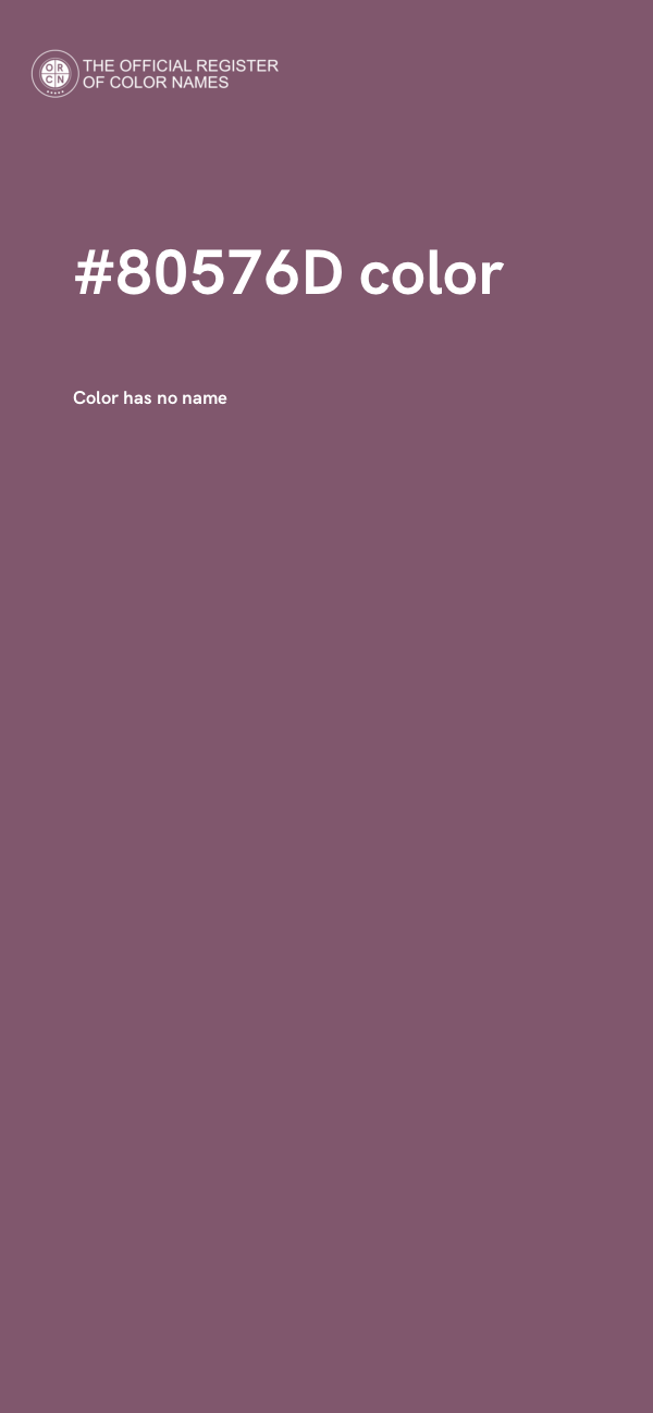 #80576D color image