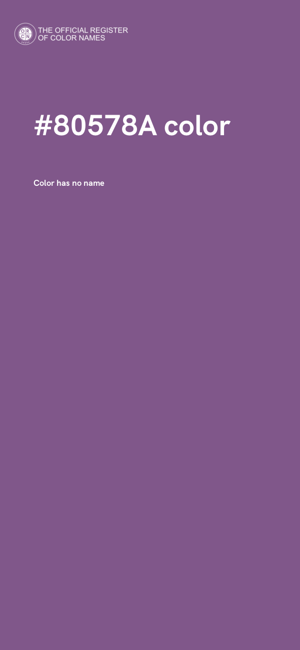 #80578A color image