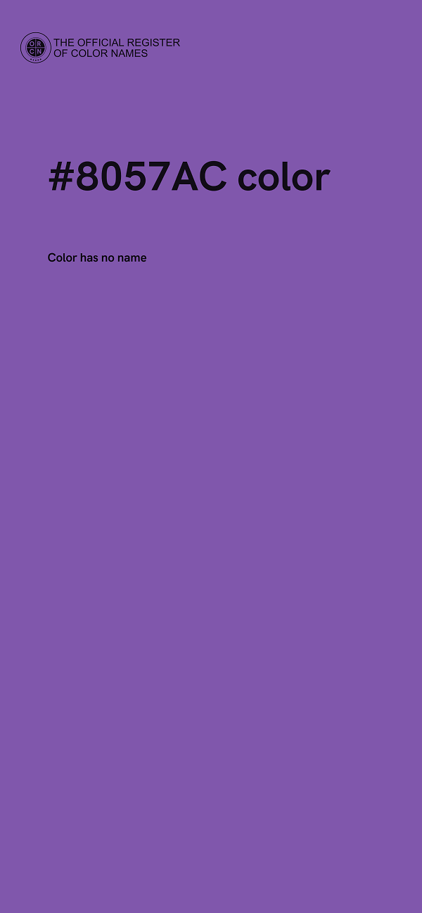 #8057AC color image