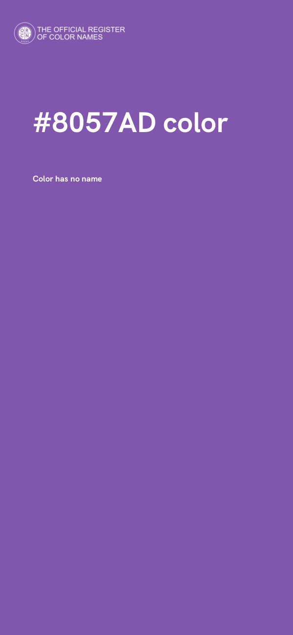 #8057AD color image