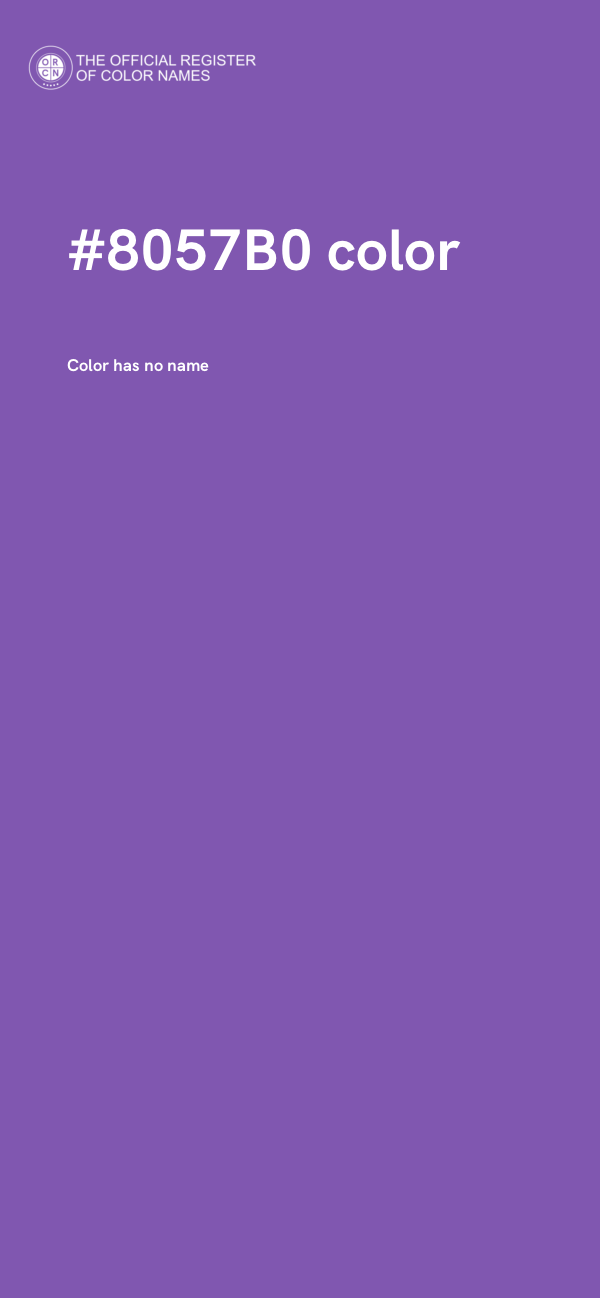 #8057B0 color image