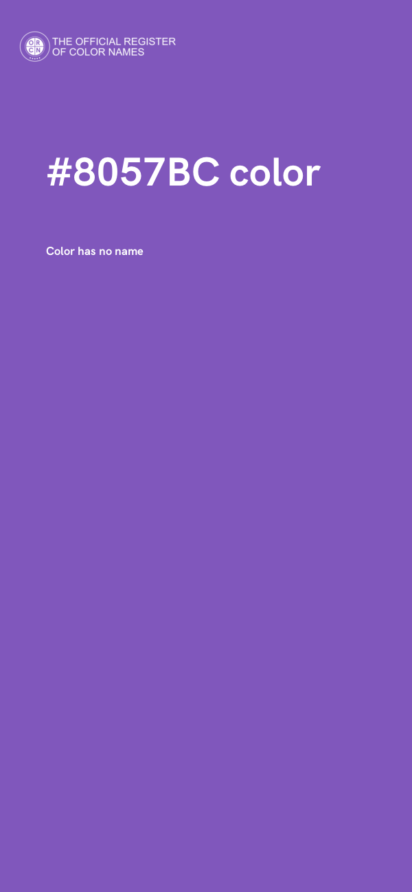 #8057BC color image