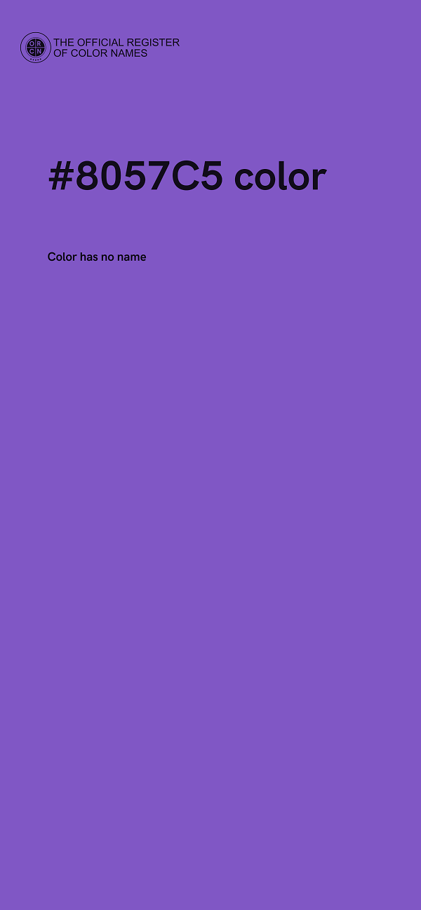 #8057C5 color image