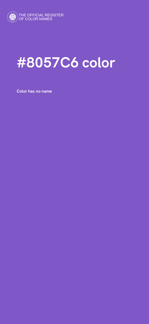 #8057C6 color image