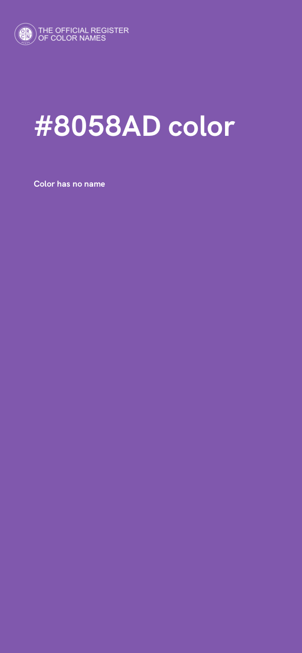 #8058AD color image