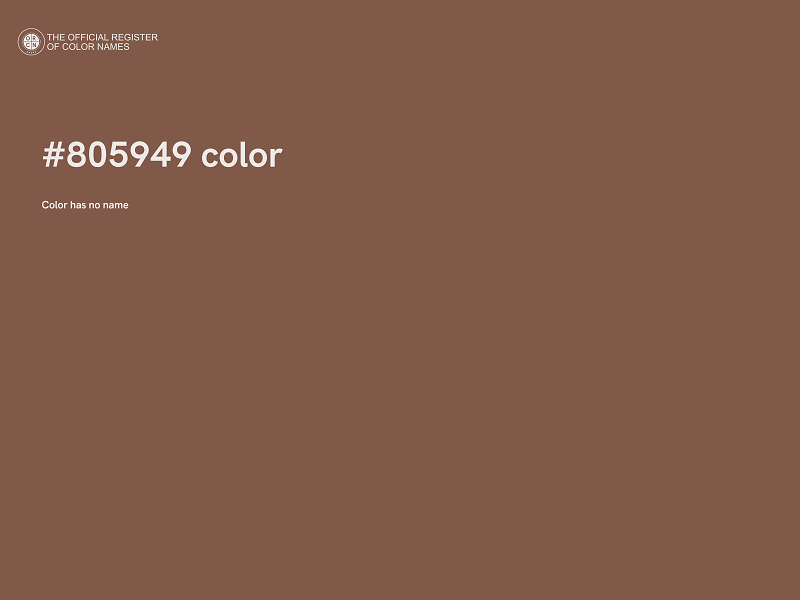 #805949 color image