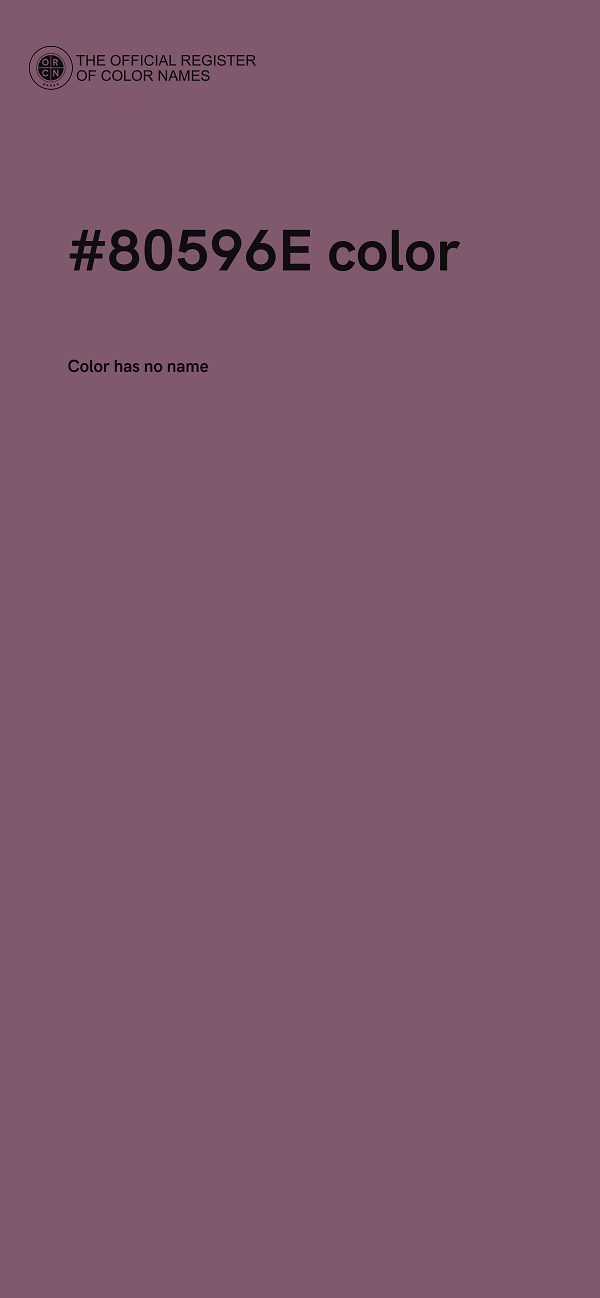 #80596E color image