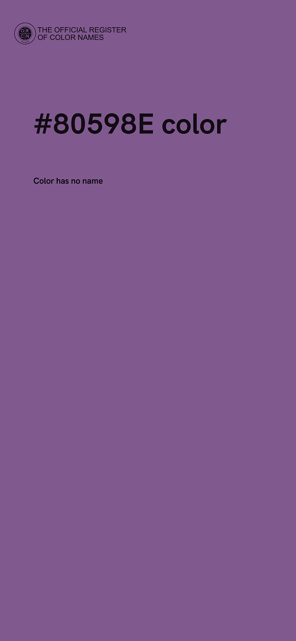 #80598E color image