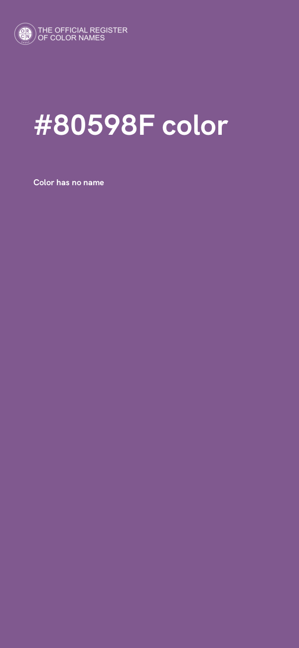 #80598F color image