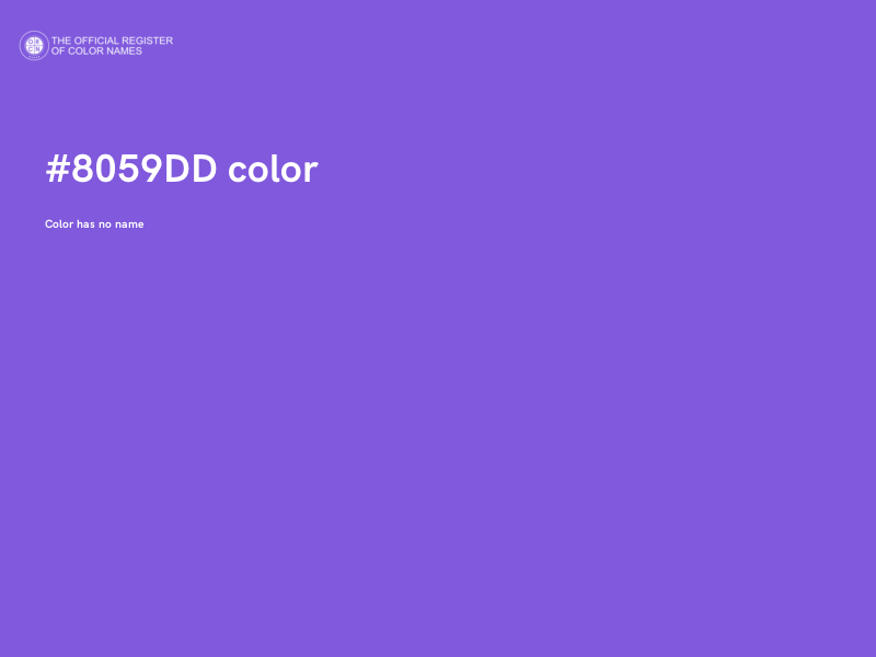 #8059DD color image