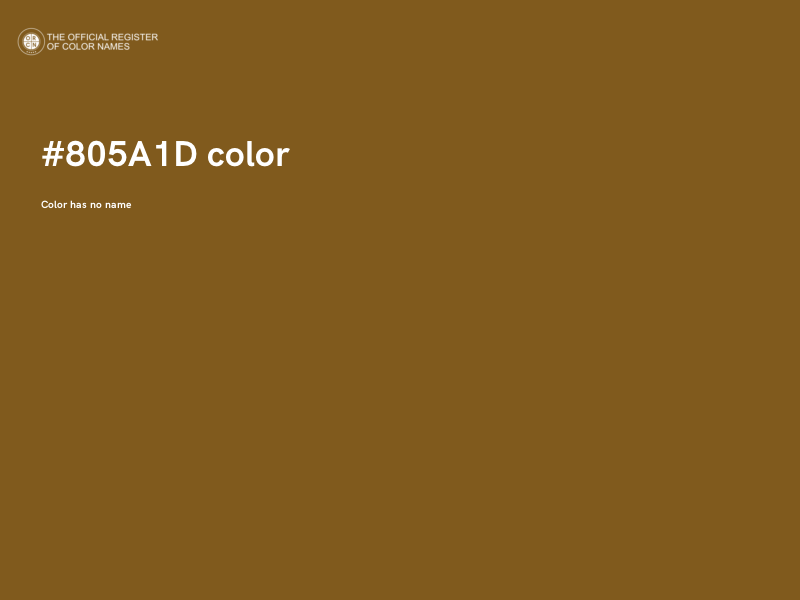 #805A1D color image