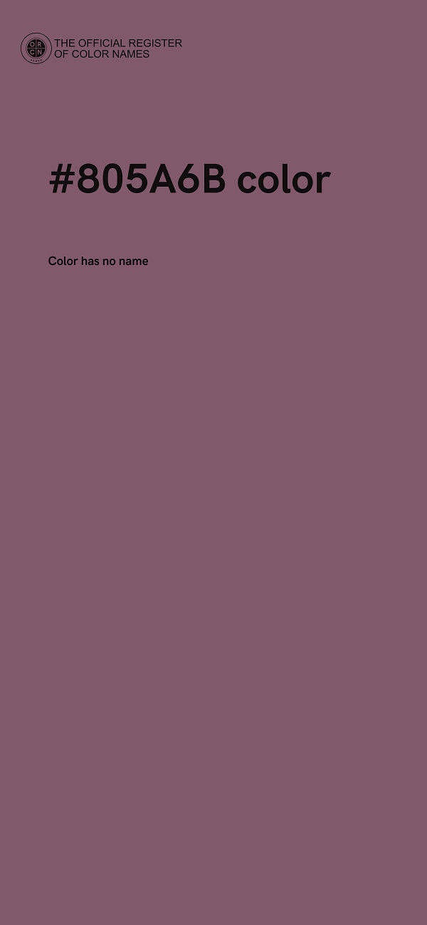 #805A6B color image