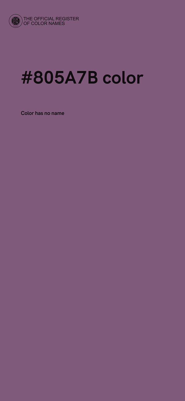 #805A7B color image