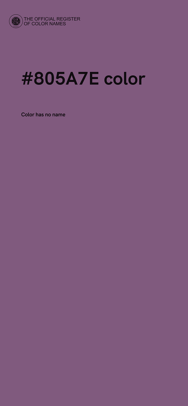 #805A7E color image