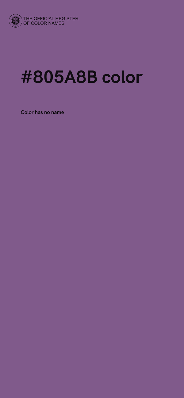 #805A8B color image