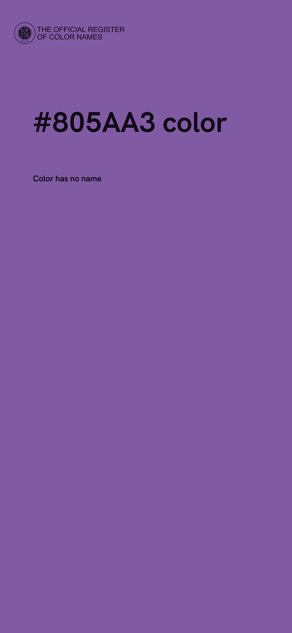 #805AA3 color image