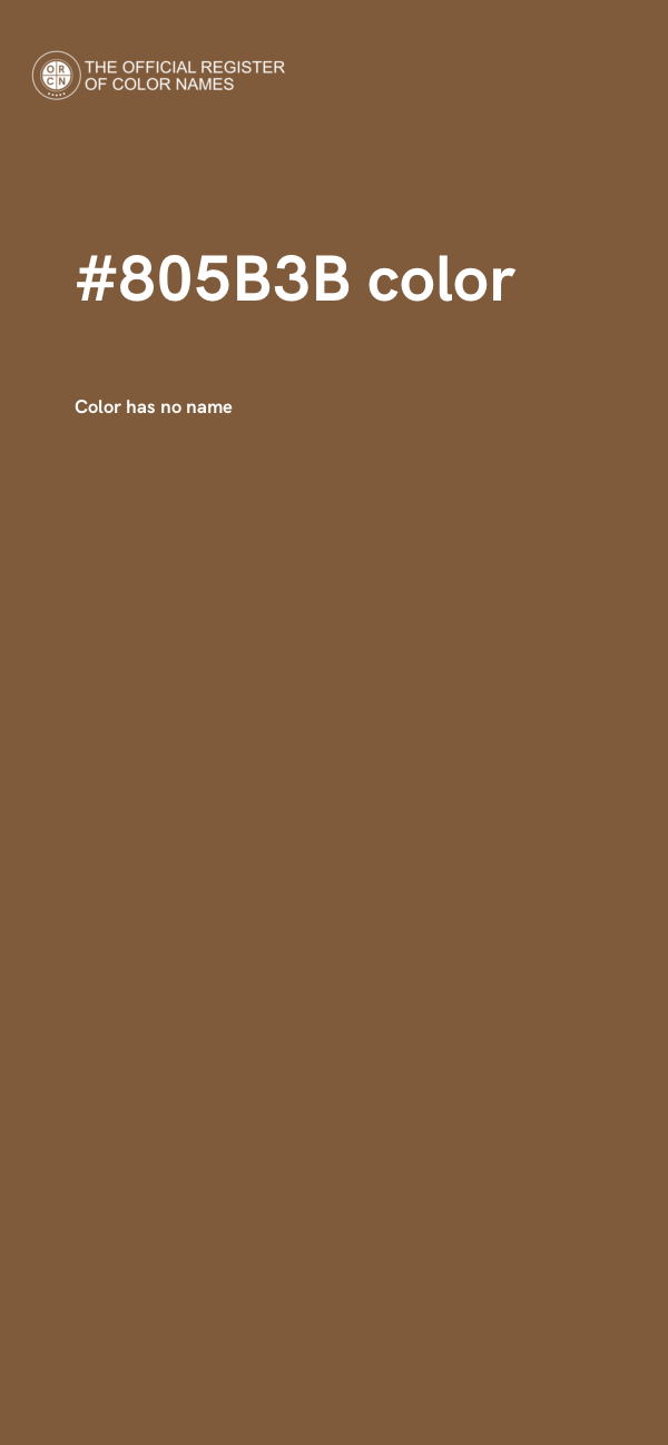 #805B3B color image