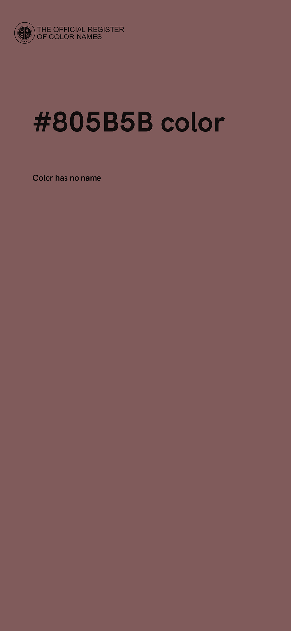 #805B5B color image