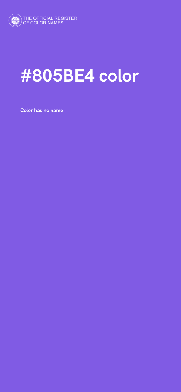 #805BE4 color image