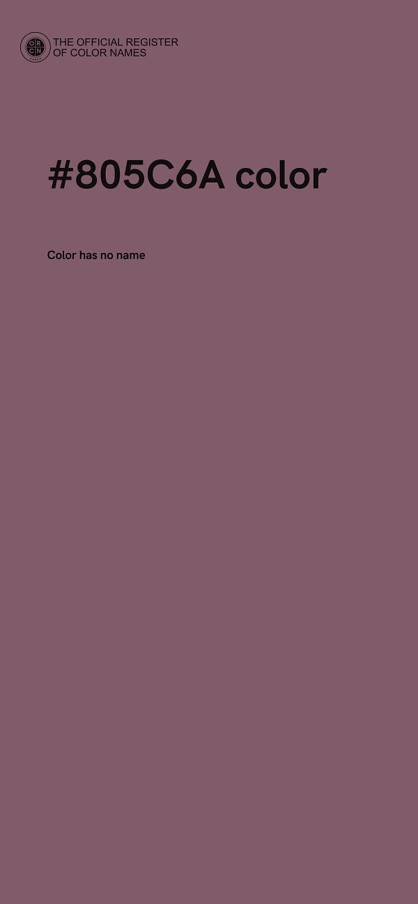 #805C6A color image
