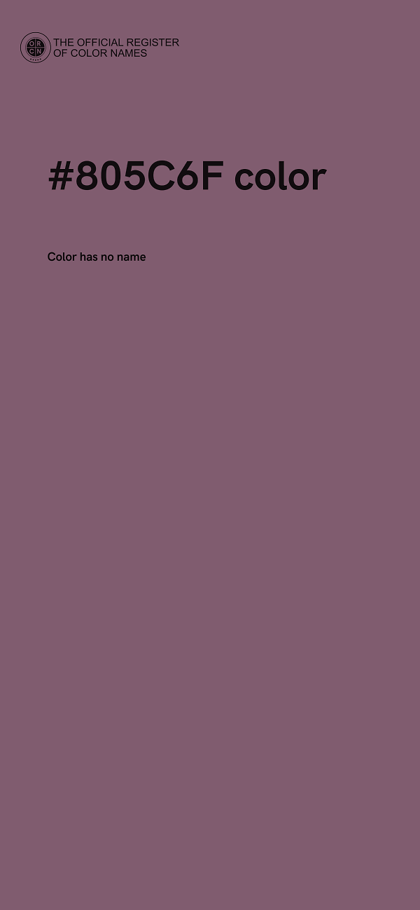 #805C6F color image