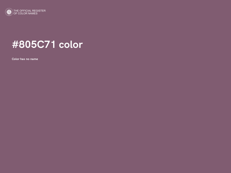 #805C71 color image