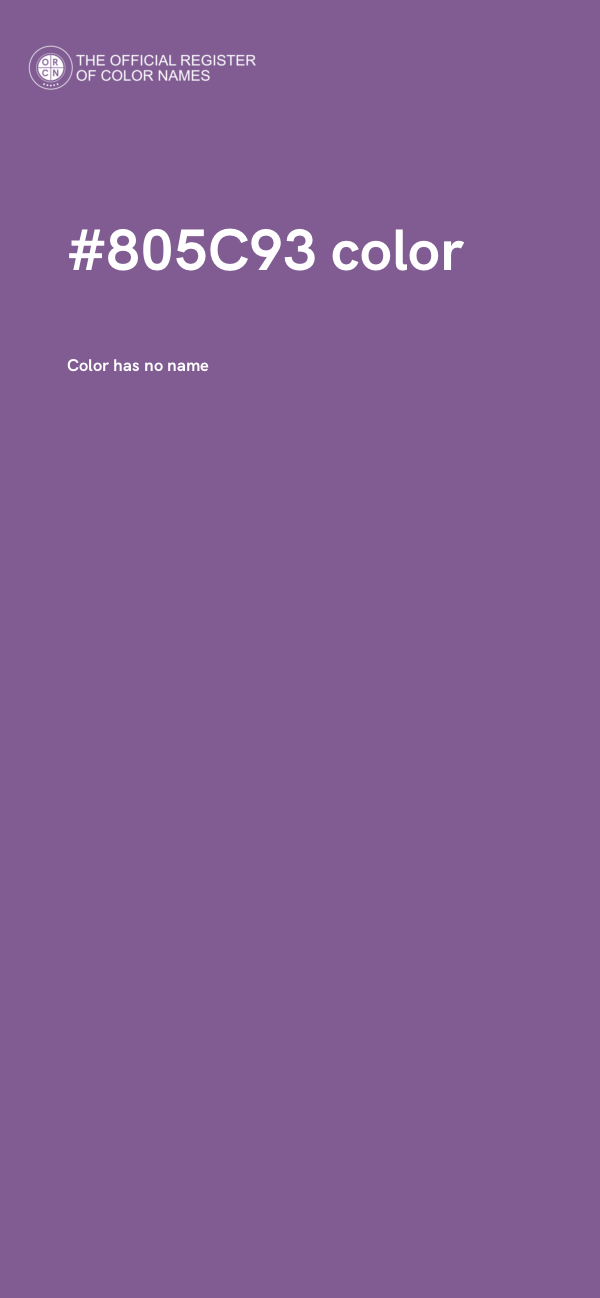 #805C93 color image