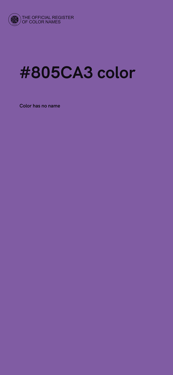 #805CA3 color image