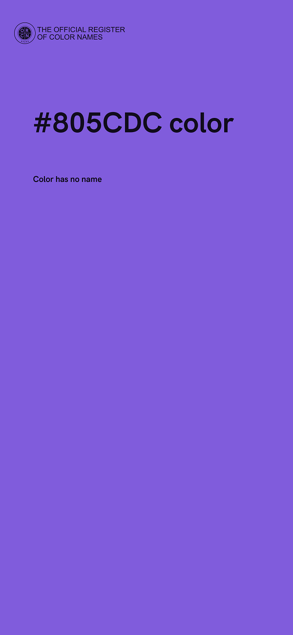 #805CDC color image