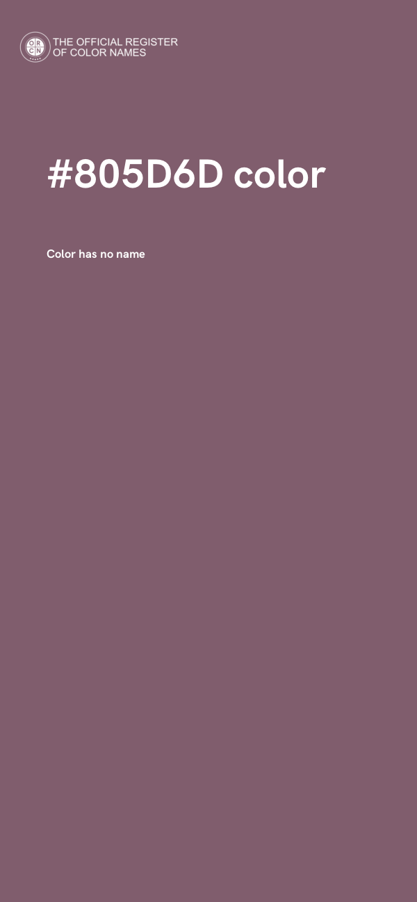 #805D6D color image