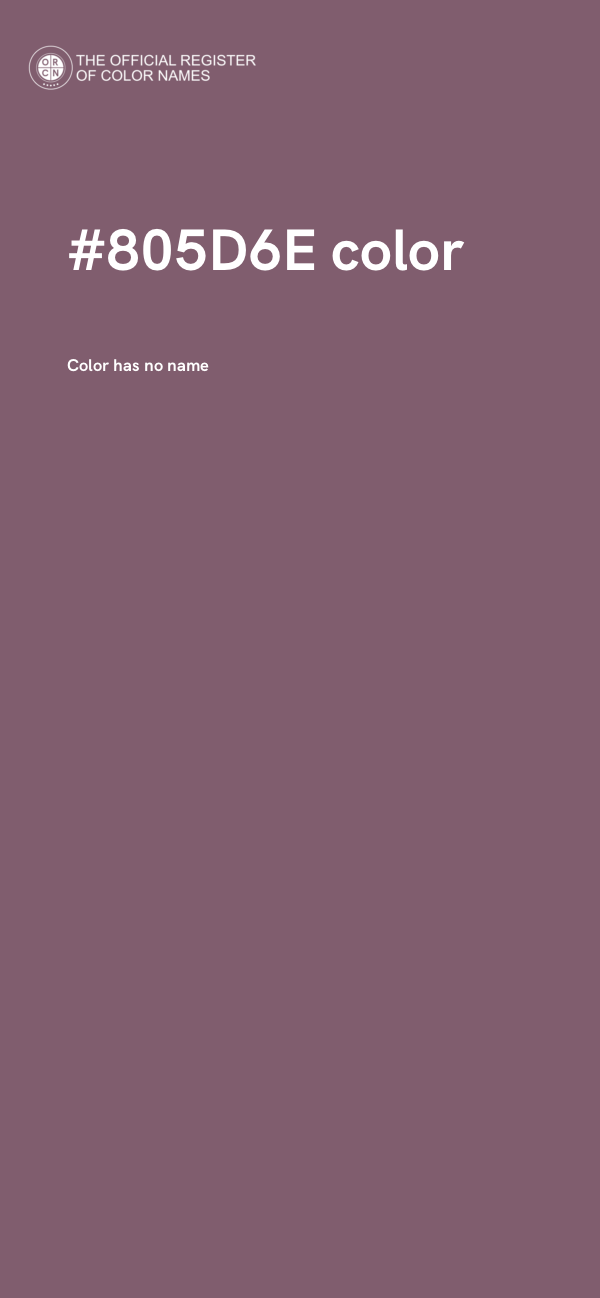#805D6E color image