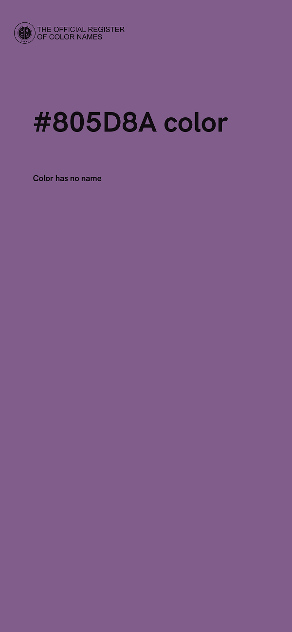 #805D8A color image