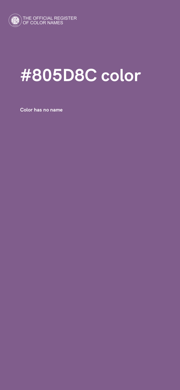 #805D8C color image