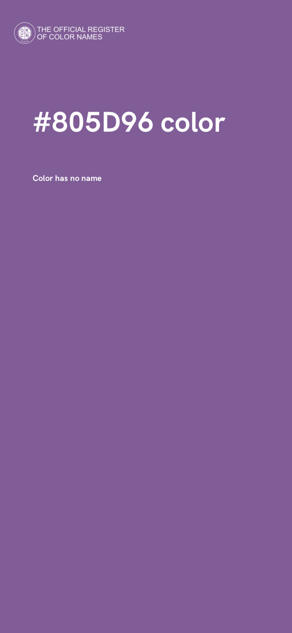 #805D96 color image