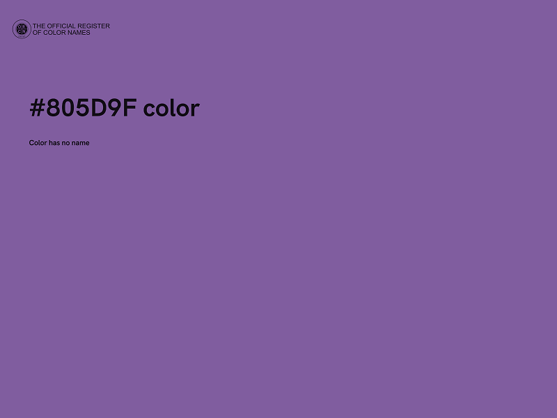 #805D9F color image