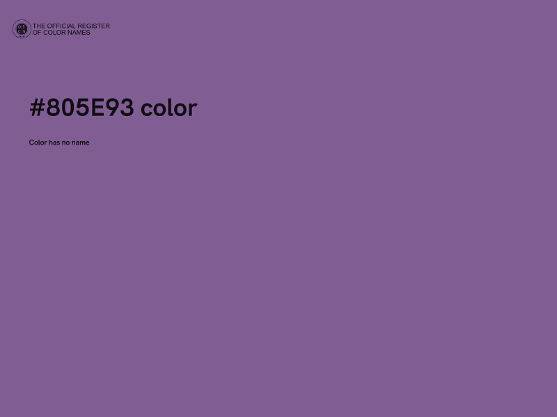 #805E93 color image