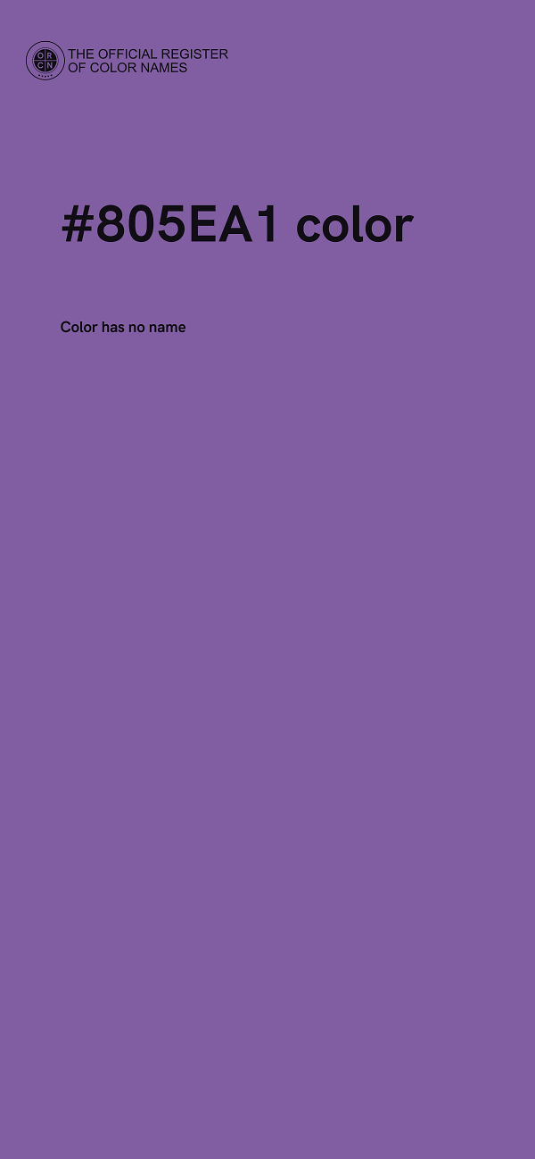 #805EA1 color image